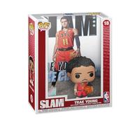 POP Funko NBA Cover: Slam Magazine - Trae Young | Official Owned IP Merch - Collectable Vinyl Figurine for Shelf Display - Birthday Gift Idea for Fans and Collectors