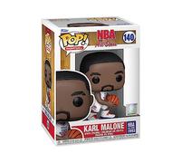 POP Funko NBA Legends: Karl Malone (White All-Star Uni 1993) | Official Sports Merch - Collectable Vinyl Figurine for Shelf Display - Birthday Gift Idea for Fans and Collectors