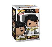 POP Funko Rocks: Elvis Presley - Pharaoh Suit | Official Music Merch - Collectable Vinyl Figurine for Shelf Display - Birthday Gift Idea for Fans and Collectors