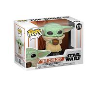 POP Funko Star Wars: The Mandalorian - Grogu (Baby Yoda) with Cup | Official Merch - Collectable Vinyl Figurine for Shelf Display - Birthday Gift Idea for Fans and Collectors