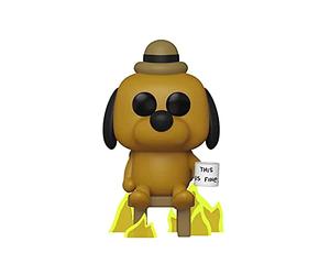 POP Funko This is Fine Dog Vinyl Figure - Entertainment Earth Exclusive
