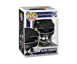 POP Funko TV: Mighty Morphin Power Rangers 30th - Black Ranger | Official Superheroes Merch - Collectable Vinyl Figurine for Shelf Display - Birthday Gift Idea for Fans and Collectors