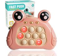 Pop Game Light Up Sensory Fidget Toys Autism for Kids Quick Push Game Console Decompression Breakthrough Puzzle Pop Game Machine Multiple Game Modes Toys