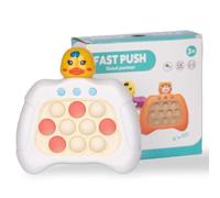 Pop Game Light Up Sensory Fidget Toys Autism for Kids Quick Push Game Console Decompression Breakthrough Puzzle Pop Game Machine Multiple Game Modes Toys