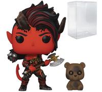 POP Games: Baldur's Gate - Karlach with Clive Funko Vinyl Figure (Bundled with Compatible Box Protector Case), Multicolor, 3.75 inches