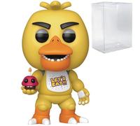 POP Games: Five Nights at Freddy's 10th Anniversary - Chica with Cupcake Funko Vinyl Figure (Bundled with Compatible Box Protector Case), Multicolor, 3.75 inches