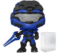 POP Halo Infinite - Spartan Mark V with Blue Energy Sword Funko Vinyl Figure (Bundled with Compatible Box Protector Case)