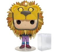 POP Harry Potter - Luna Lovegood with Lion Head Funko Vinyl Figure (Bundled with Compatible Box Protector Case), Multicolor, 3.75 inches