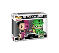 Pop! Heroes: Batman(1995) - Twoface & Riddler Toy Figures - 16x21x9cm