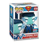 POP! Heroes: DC - Superman - (Blue) - (NYCC/Fall Con) | Official Merch - Collectable Vinyl Figurine for Shelf Display - Birthday Gift Idea for Fans and Collectors