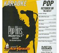 Pop Hits Monthly Pop Karaoke Music CDG - October 2006