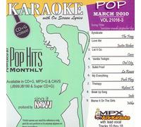 Pop Hits Monthly Pop - March 2010 Karaoke CDG