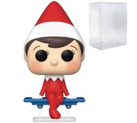 POP Holiday Books: The Elf on The Shelf - Elf Funko Vinyl Figure (Bundled with Compatible Box Protector Case) Multicolored 3.75 inches