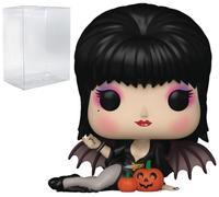 POP Horror Icons: Elvira with Pumpkins - Mistress of The Dark Funko Vinyl Figure (Bundled with Compatible Box Protector Case) Multicolor 3.75 inches