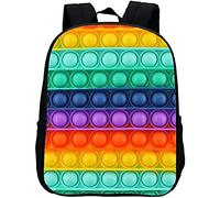 Pop It Backpack for Girls Boys School Backpack School Bag 3D Printing Waterproof Gift, 02, 13 Zoll (Kindergarten), Rucksack