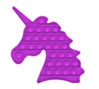 Pop It Fidget Unicorn A Loud Side And A Quiet Side To Pop - Purple