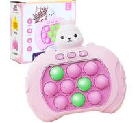 Pop It Game Light Up Fidget Toy Quick Push Game Console Whack A Mole Game