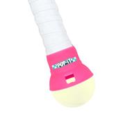 POP-IT Tennis Ball Pickup Device for Racket - Hands-Free, No-Bend Retriever | Lightweight & Durable Ball Collector | Fits Most Racquets | Ideal for Seniors, Coaches & Players (Standard, Miami Pink)