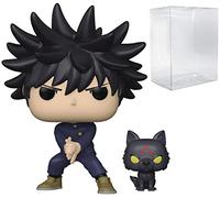POP Jujutsu Kaisen - Megumi Fushiguro and Divine Dog Funko Vinyl Figure (Bundled with Compatible Box Protector Case), Multicolor, 3.75 inches