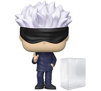 POP Jujutsu Kaisen - Satoru Gojo Funko Vinyl Figure (Bundled with Compatible Box Protector Case), Multicolor, 3.75 inches