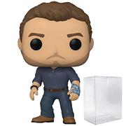 POP Jurassic World Dominion - Owen Grady Funko Pop! Vinyl Figure (Bundled with Compatible Pop Box Protector Case), Multicolored, 3.75 inches