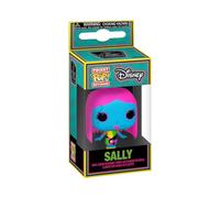 POP! Keychain: Disney The Nightmare Before Christmas - Blacklight - Sally | Official Merch - Mini Figurine Keyring for Keys, Bags and Backpacks - Stocking Filler and Party Bag Gift