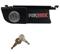 Pop & Lock - Manual Tailgate Lock for Dodge Ram 1500, 2500, and 3500, Fits 2002 to 2008 (Chrome, PL3400C, Works with No Factory Lock)