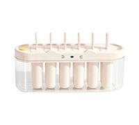 Pop Maker Mold | 6 Cavity Anti-Leak | Ice Pop Mold with Sticks | Bedroom Party Apartment Juice Yogurt Jam Jelly Pudding Fruit