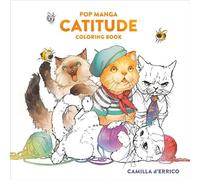 Pop Manga Catitude Coloring Book by Camilla D'Errico Paperback Book
