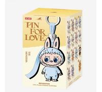 Pop Mart Blind Box Vinyl Plush Doll Pendant - The Monsters Mini Labubu Pin For Love Series Model A-M (Single)