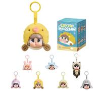 POP MART CRYBABY Cry Me An Ocean Series Vinyl Plush Pendant Blind Box, Cute Bag Charm Keychain, Mystery Plush Gift for Girls Women, Blind Box, Pack of 1