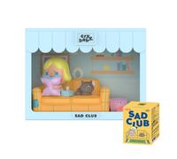 POP MART Crybaby Sad Club Series Scene Set 1, 2.5" Box with Articulated Figure, High Quality, Gift for Women, Fan Favourite Blind Box Collectible Toy, Art Toy Action