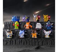 POP MART Digimon Adventure Fridge Magnet Series Figures Whole Set Premium Design Gifts for Women Fan-Favorite Collectible Chic Art Toy Action Figure