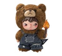 POP MART Hirono Living Wild-Fight for Joy Plush Doll, Articulated Character Premium Design Gifts for Women Fan-Favorite Collectible Toy Art Toy Action Figure