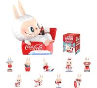 POP MART LABUBU THE MONSTERS Coca-Cola Series, Blind Box Figures, Random Design Action Figures Collectible Toys Home Decorations, Holiday Birthday Gifts, Single Box