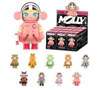 POP MART MEGA SPACE MOLLY 100% Series 3 Collectible Character Series Whole Set（9Boxes） 2.5 inches Premium Design gifts for women Fan-Favorite Toy Art Toy Action Figure