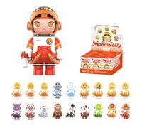 POP MART MEGA SPACE MOLLY 100% x emoji? Series Figures, 9PC