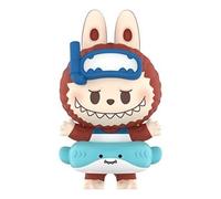 Pop Mart Pop Bean Island Vacation Series Fridge Magnet 'Labubu Sharkie Dive' PPMT-2607-0008-1197725310 F