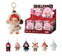 POP MART SKULLPANDA Winter Symphony Series Plush Pendant Full Set | Creative Random Collectible Chibi Character Doll Blind Box, Bag Charms Keychain, Home Decor, Ideal Gift for Girls Women