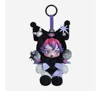 POP MART SKULLPANDA x Kuromi Plush Doll, Sanrio Collectible Soft Toy, Cute Stuffed Figure Collectible, Birthday Gift for Girls Women Adults, Pack of 1