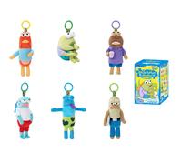 POP MART SPONGEBOB Bikini Bottom Buddies Funny Plush Series Popmart SpongeBob Blind Box Figure, Plastic Model, Premium Toy, Soft Vinyl, Original Character, Birthday Gift, Single Box