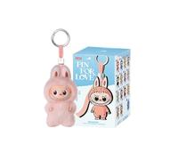 POP MART THE MONSTER PIN FOR LOVE Series Plush Pendant (N-Z) Popmart Mini Labubu Rabubu 4.0 Keychain Online Plush Toy Body Gift