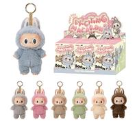 THE MONSTERS - Exciting Macaron Series Whole Set (6 Boxes) | Labubu Designer Vinyl Face Blind Box Collectible Art Toys - Brand New