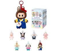 POP MART THE MONSTERS x Hello Kitty and Friends Vinyl Plush Pendant Blind Box, Labubu Sanrio Bag Charm Keychain, Mystery Plush Gift for Girls Women, Blind Box, Pack of 1