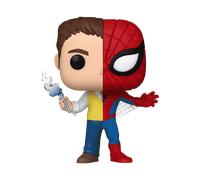 Funko Pop! Marvel: Split - Spider-Man - Spider/Parker - Marvel Comics - Collectable Vinyl Figure - Gift Idea - Official Merchandise - Toys for Kids & Adults - Comic Books Fans