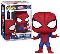 Funko Pop Marvel Spiderman Spiderman Exclusive Figure Red