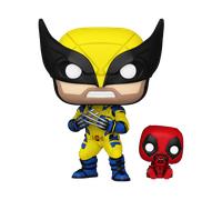 Deadpool 3 POP & Buddy Vinyl Figure Wolverine w/ Babypool 9 cm New & Sealed