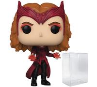 POP Marvel: Doctor Strange Multiverse of Madness - Scarlet Witch Funko Pop! Vinyl Figure (Bundled with Compatible Pop Box Protector Case), Multicolor, 3.75 inches
