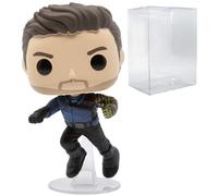 POP Marvel: Falcon and The Winter Soldier - Winter Soldier Funko Pop! Vinyl Figure (Bundled with Compatible Pop Box Protector Case), Multicolor, 3.75 inches