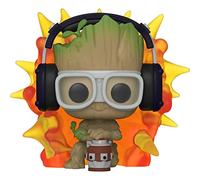 POP! Marvel: I Am Groot, Groot with Detonator Bundled with Compatible Box Protector Case